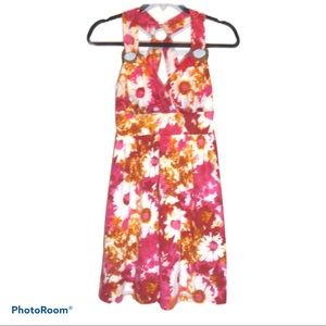 Grass Collection Floral Sundress Size S
